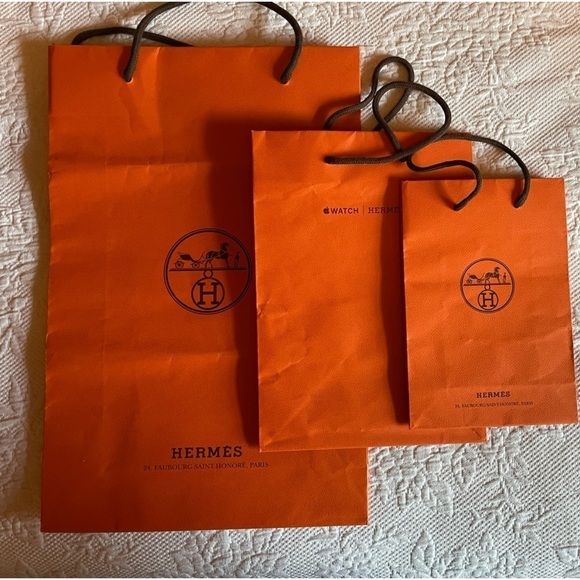 Hermes Other - Hermes gift bags (empty). Set of three